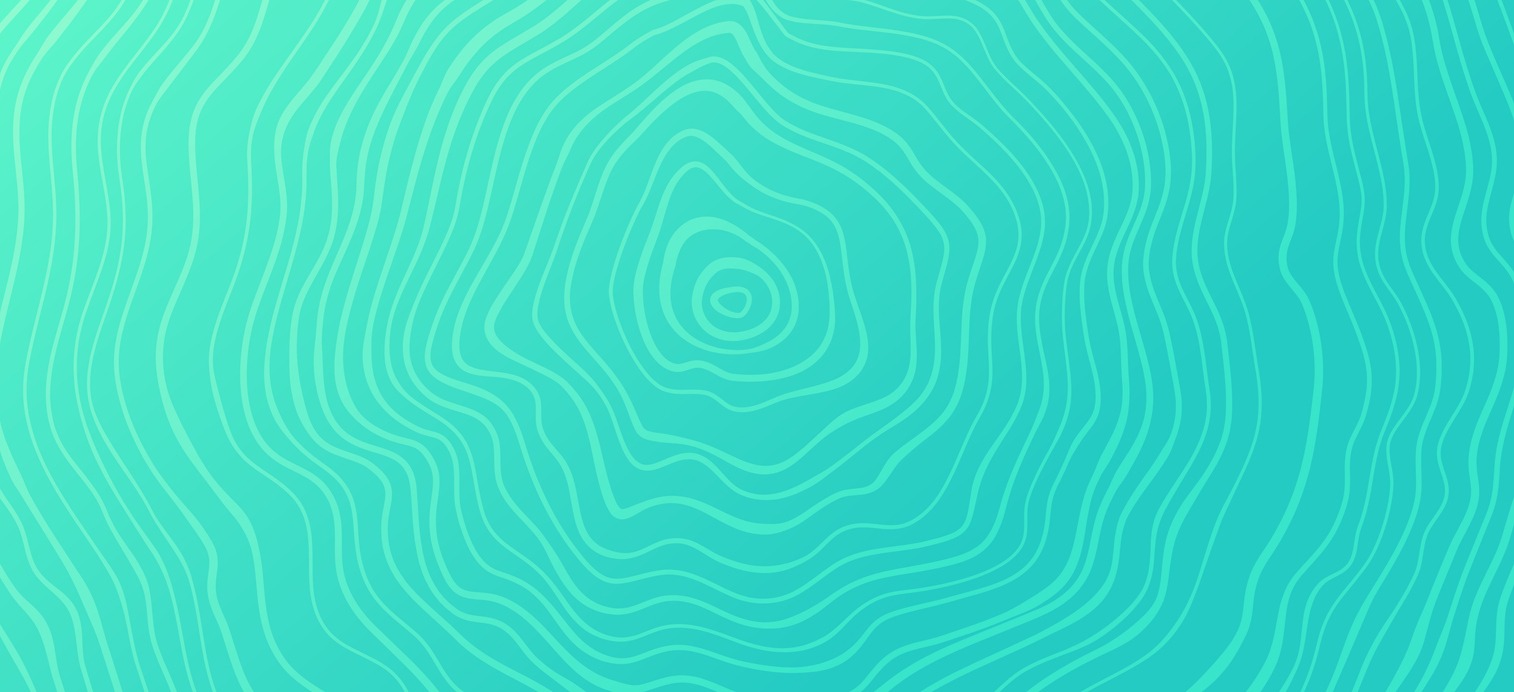 Abstract teal wavy pattern background